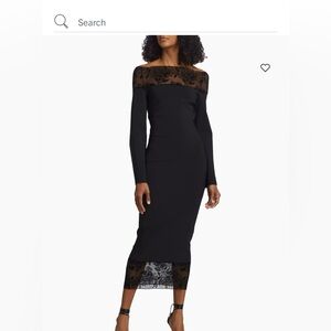 Chiara Boni La Petite Robe off the shoulder cocktail dress